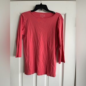 Women’s salmon color top